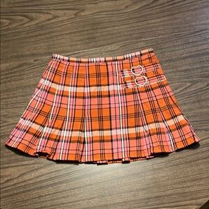 NEW Dolls Kill x Sugar Thrillz Large Real Everlasting Plaid Skirt
